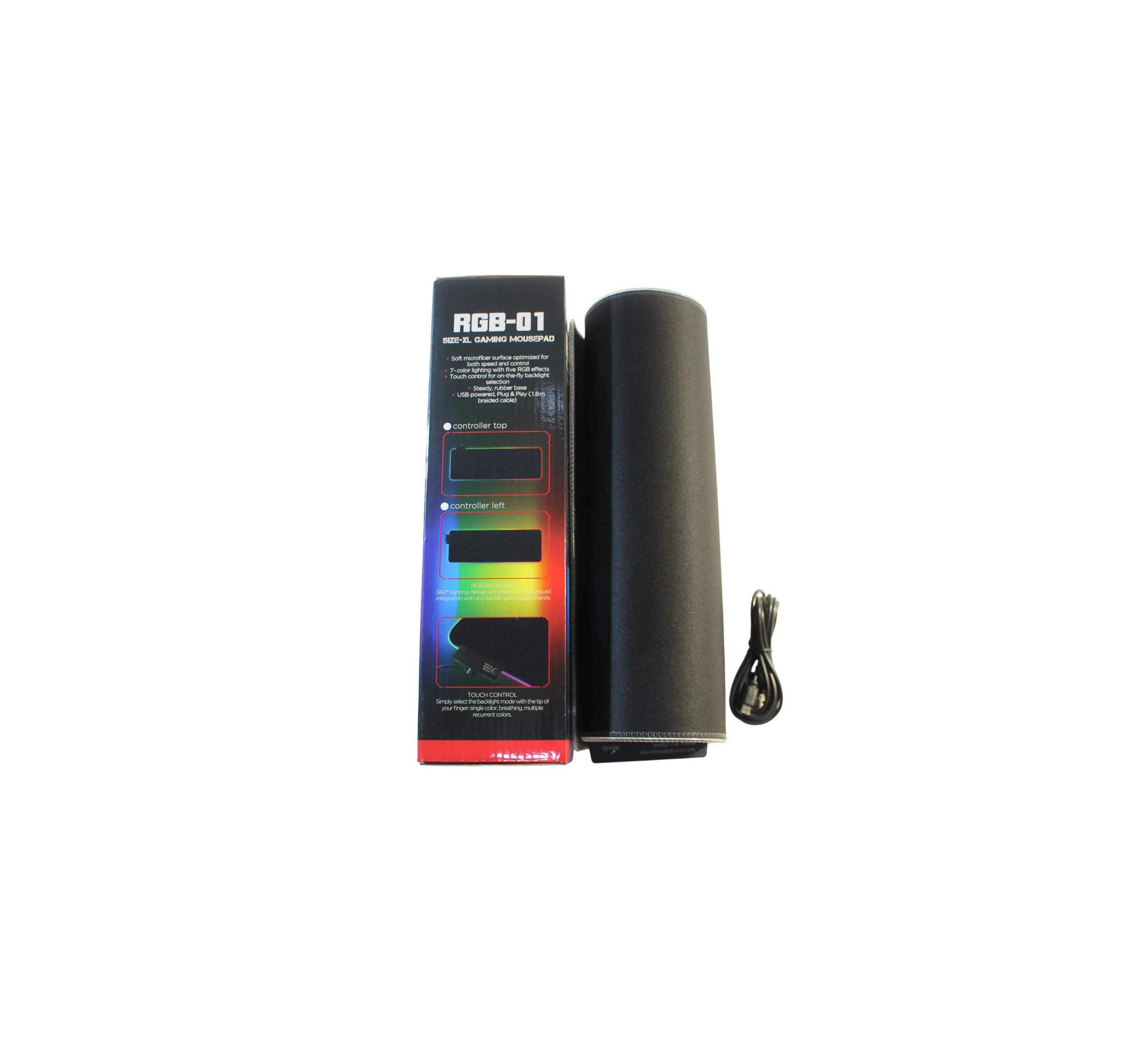 Игровой коврик для мыши RGB-01 ARGB (80х30 см)