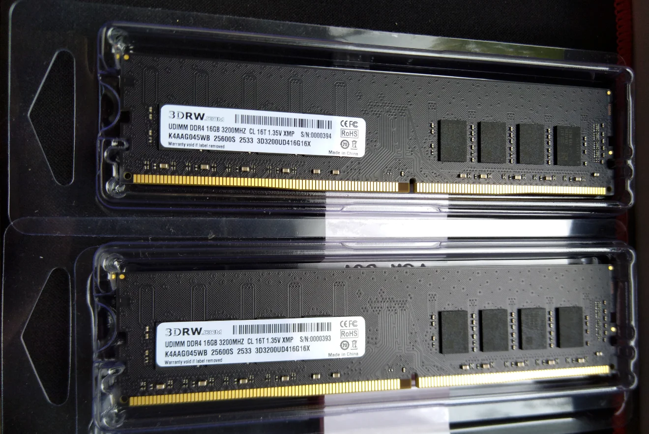 Оперативная память 3DRW.com 16ГБ DDR4 3200 МГц 3D3200UD416G16X