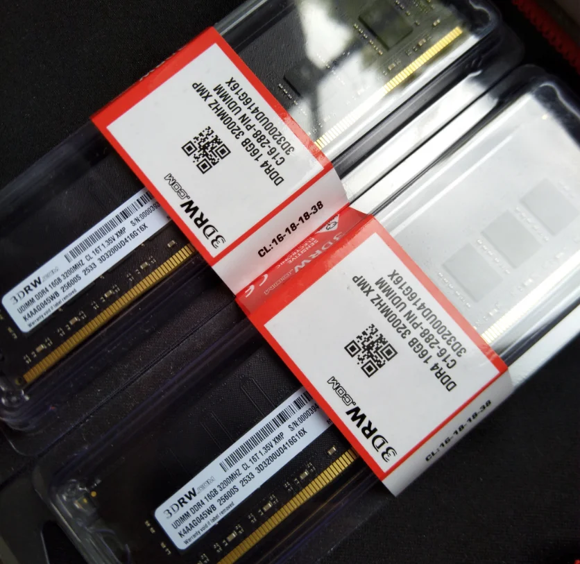 Оперативная память 3DRW.com 16ГБ DDR4 3200 МГц 3D3200UD416G16X