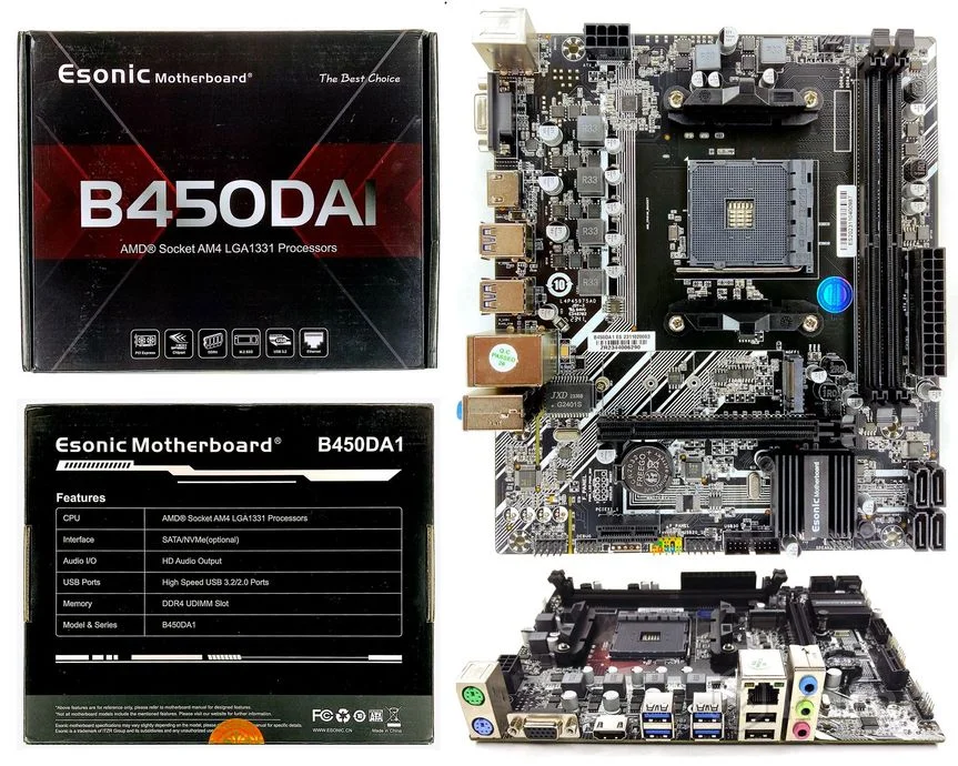 Материнская плата Esonic B450DA1 V12