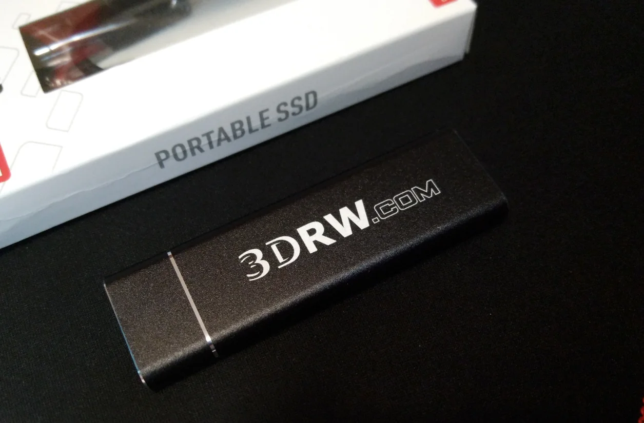 Внешний корпус для SSD 3DRW.com BOX M.2 NVME Type-C/USB 3.1