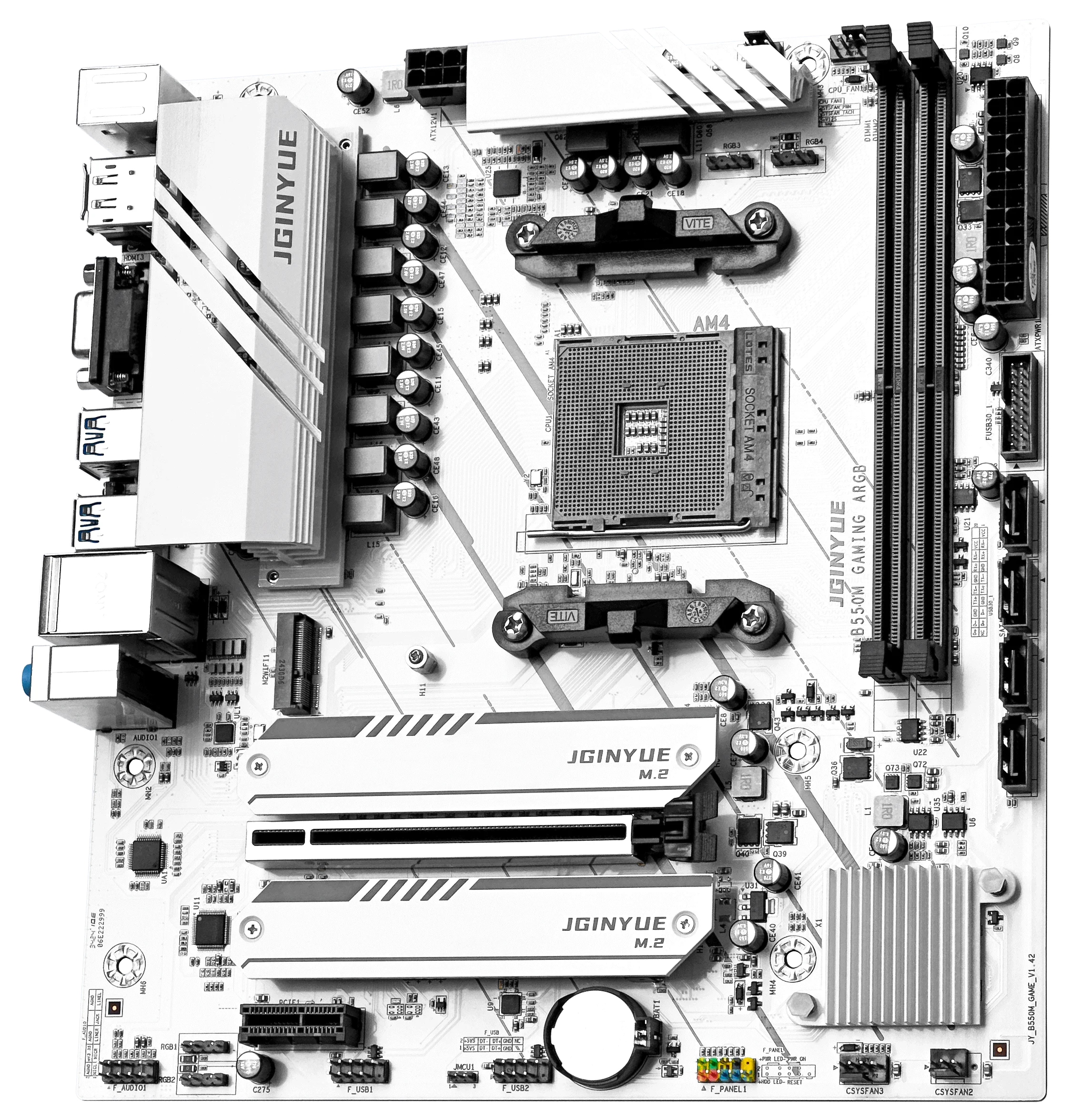Материнская плата JGINYUE B550M Gaming ARGB